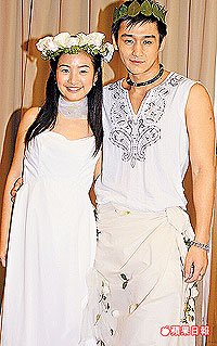 張天霖（右）拍《我的秘密花園》時，還是白白嫩嫩的模樣。  2003.07.31 蘋果日報