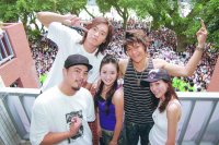 「惡作劇之吻」演員跑活動的累積哩程數，估算有繞行台灣三圈半。　　（八大）