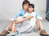 林依晨（前）與鄭元暢將繼續合作「惡作劇之吻2」。八大／提供